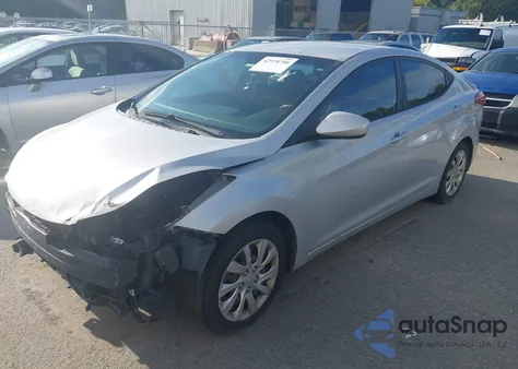 2012 Hyundai Elantra Gls (Ulsan Plant) from USA, damaged, VIN KMHDH4AE8CU258822